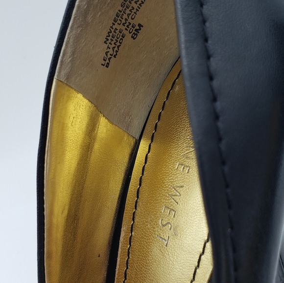 Nine West Square Toe Heels sz 8M - Picture 8 of 14